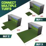 GoSports 10x6 ft Indoor Golf Simulator Turf Mat