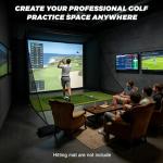 Sturdum Golf Simulator Enclosure Kit with HD Screen