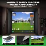 Sturdum Golf Simulator Enclosure Kit with HD Screen