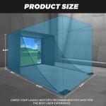 Sturdum Golf Simulator Enclosure Kit with HD Screen