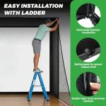 Sturdum Golf Simulator Enclosure Kit with HD Screen