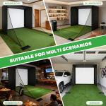 Sturdum Golf Simulator Enclosure Kit with HD Screen