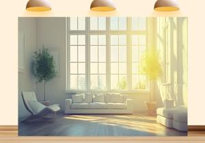 Luxury Indoor Golf Simulator Backdrop - 5x3ft