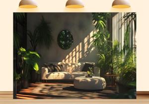 17x10ft Indoor Golf Simulator Backdrop for Competitive Play