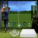 Golf Simulator Impact Screen - 4mm Thick, Ultra Clear