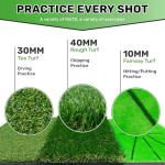 Golf Practice Mat with Instant Swing Feedback