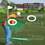 KINGTOP Golf Putting Mirror with Practice Cup