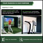 DIY Golf Simulator Enclosure for Home Use