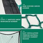 MR Golf 10x10x10ft Driving Cage with Ball Return