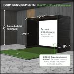 DIY Golf Simulator Enclosure for Home Use