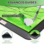 Golf Practice Mat with Instant Swing Feedback