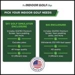 DIY Golf Simulator Enclosure for Home Use