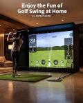 Golf Simulator Enclosure Package with Impact Screen and Nets