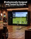 Golf Simulator Enclosure Package with Impact Screen and Nets