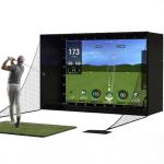 Golf Simulator Enclosure Package with Impact Screen and Nets