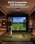 Golf Simulator Enclosure Package with Impact Screen