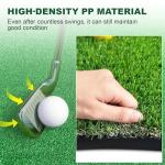 Dual Turf Golf Hitting Mat - 5x4FT Training