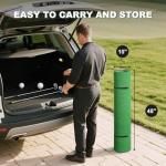 Dual Turf Golf Hitting Mat - 5x4FT Training