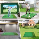 Dual Turf Golf Hitting Mat - 5x4FT Training