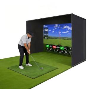 VICCGO 10x8ft Indoor Golf Simulator Enclosure Kit