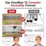 VICCGO 10x8ft Indoor Golf Simulator Enclosure Kit