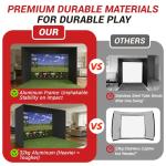 VICCGO 10x8ft Indoor Golf Simulator Enclosure Kit