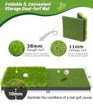 10x7ft Golf Practice Net with Hitting Mat