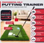 Indoor Putting Green Mat with Adjustable Putter and Balls