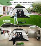10x7FT Golf Practice Net with Mat and Target