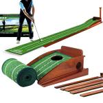 GimYaa Indoor/Outdoor Golf Putting Mat with Return