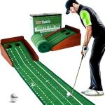 TiwisiTe Indoor Putting Green with Ball Return