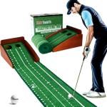 TiwisiTe Indoor Putting Green with Ball Return