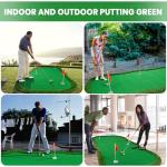 Indoor Outdoor Golf Putting Green Training Mat 5x10ft