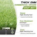 5x4ft Indoor/Outdoor Golf Hitting Mat