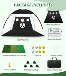 10x7ft Indoor/Outdoor Golf Hitting Net and Mat