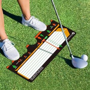 Gismelio Beginner Golf Training Mat with Posture Aid