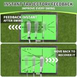 Portable Golf Hitting Mat with Three Training Areas