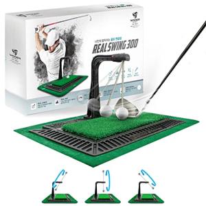 Real Swing 300 Golf Training Aid and Mat
