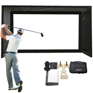 DIY Indoor Golf Simulator Enclosure with Impact Screen