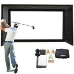 DIY Indoor Golf Simulator Enclosure with Impact Screen