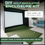 DIY Indoor Golf Simulator Enclosure with Impact Screen