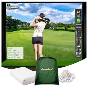 Durbles Premium Golf Simulator Impact Screen