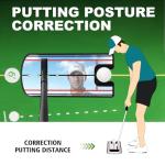 Lovegoo Golf Practice Mat with Alignment Mirror