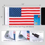 FlagFest USA Putting Green Flag - 6x12 Inch
