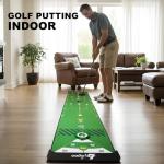Lovegoo Golf Practice Mat with Alignment Mirror