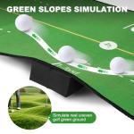 Lovegoo Golf Practice Mat with Alignment Mirror
