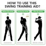 Livoanah Portable Golf Swing Trainer for Indoor Use