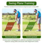 Golf Alignment Stick Holder and Swing Trainer