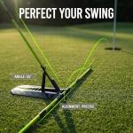 Golf Alignment Stick Holder and Swing Trainer