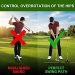 Golf Alignment Stick Holder and Swing Trainer